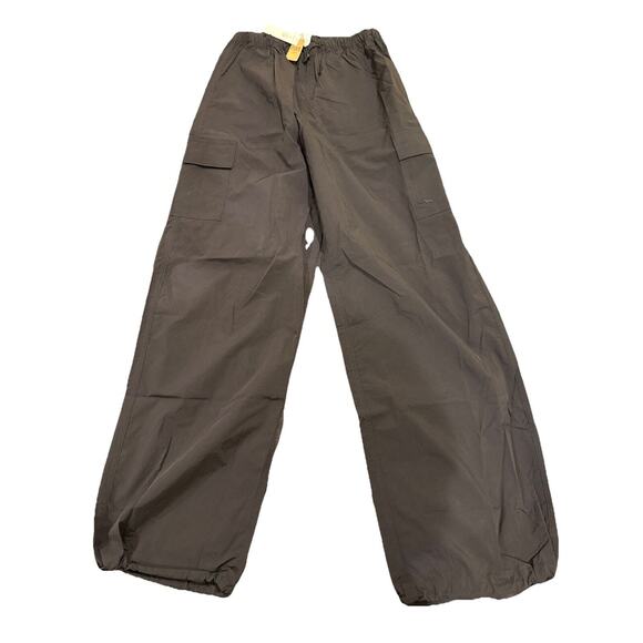 Victoria's Secret PINK 11221001 Parachute Cargo Pants Sz XS - Black NWT - Picture 1 of 9